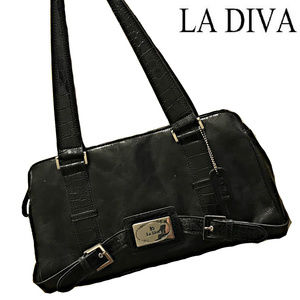 La Diva Italian Leather Handbag